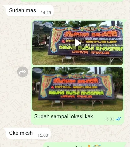 Pengiriman Papan Bunga Universitas Kristen Indonesia
